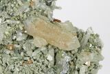 Quartz, Genthelvite and Loellingite Association - Inner Mongolia #180374-1